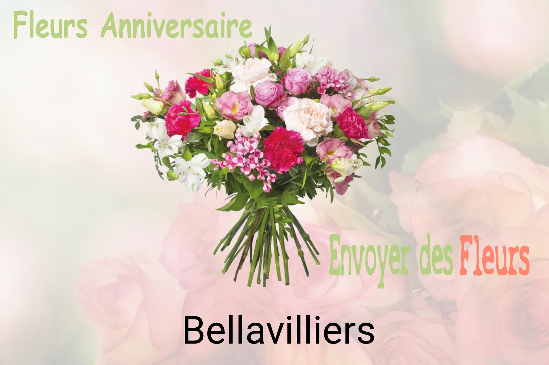Bouquet de fleurs d’anniversaire livré à Bellavilliers